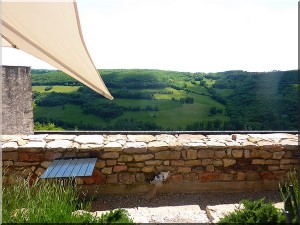 Terrasse "Jardin des Lys", Puycelsi, Tarn